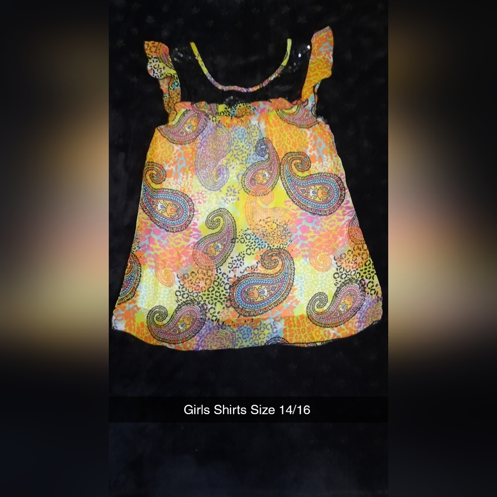 Girls dress up blouse shirt